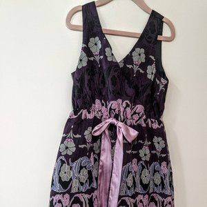 Blush by Us Angels Purple & Lavender Print Sleeveless Dress   Size 7